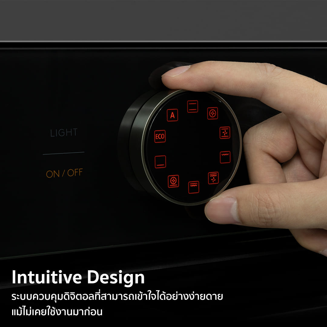 เตาอบไมโครเวฟมัลติฟังก์ชั่น EVE รุ่น ORIS ขนาด 60 ซม. สีดำ_3